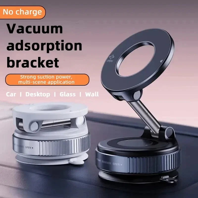 New Car Magnetic Mobile Phone Holder 360 Degree Rotation, Vacuum Adsorption, No Need To Charge, Suitable for Car Navigation