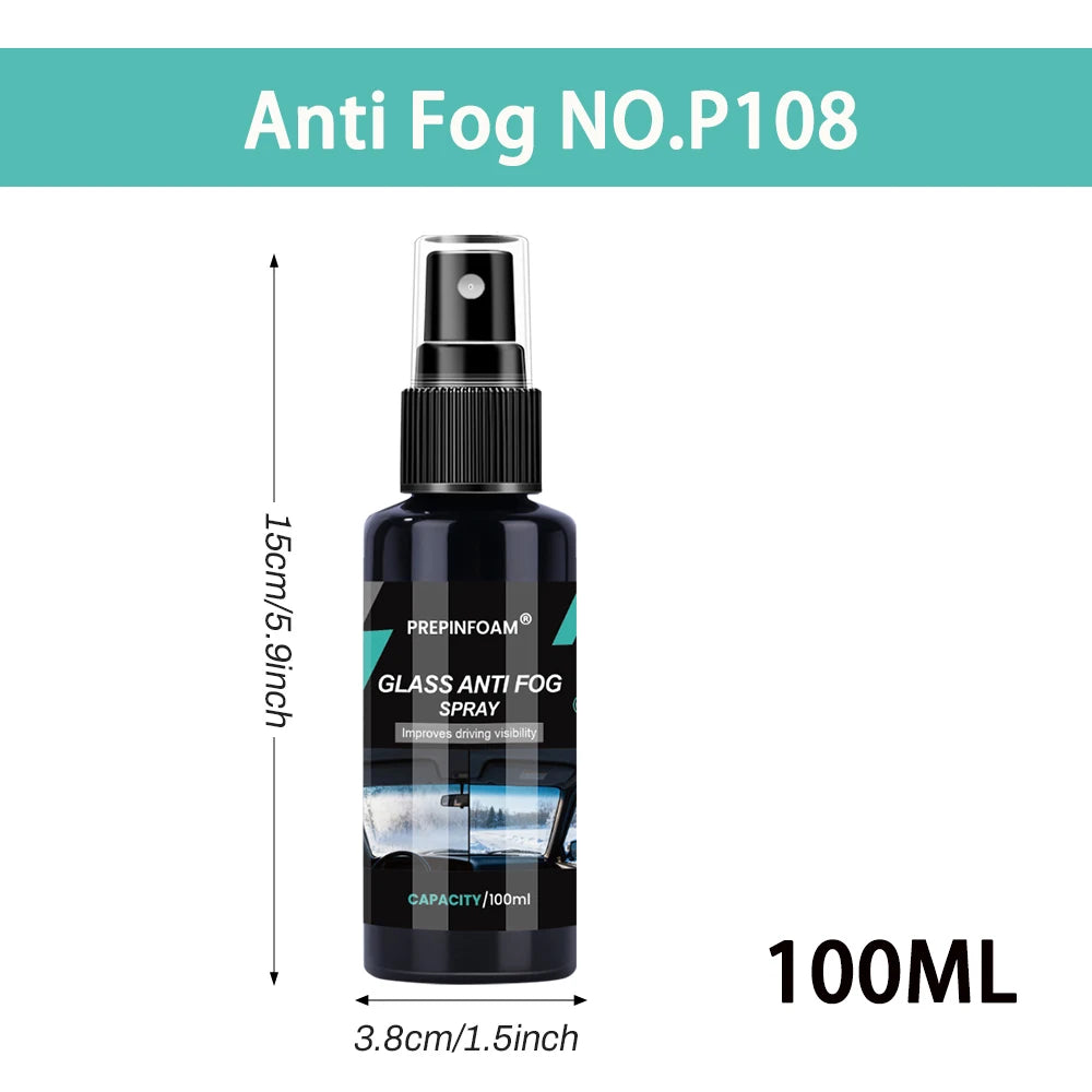 Anti-fog Spray Glass Anti Fog Coating Agent Defogger Long-lasting Effect Car Care Defogging Products Auto Mirror