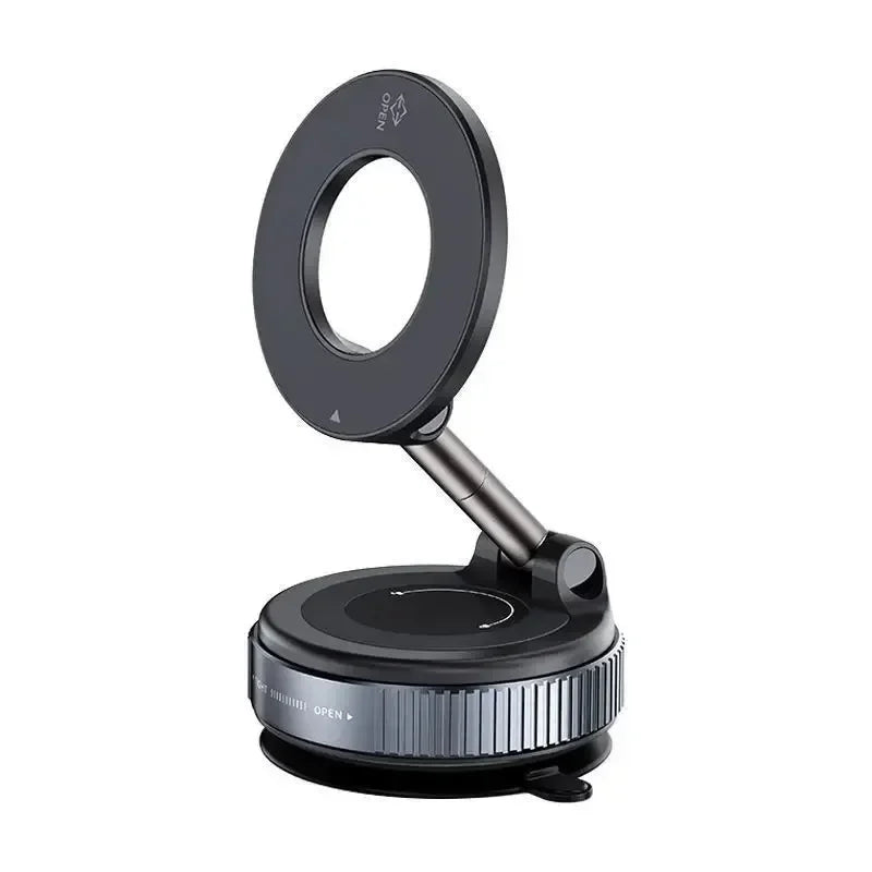 New Car Magnetic Mobile Phone Holder 360 Degree Rotation, Vacuum Adsorption, No Need To Charge, Suitable for Car Navigation