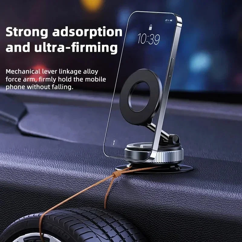 New Car Magnetic Mobile Phone Holder 360 Degree Rotation, Vacuum Adsorption, No Need To Charge, Suitable for Car Navigation