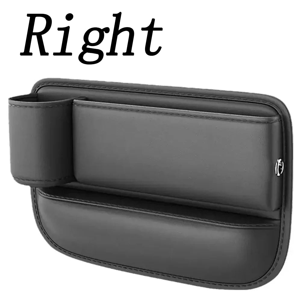 Car Seat Gap Filler Organizer Multifunctional Storage Box Pocket Console Crevice Leather Holder Cup Phone Key Card Auto Interior