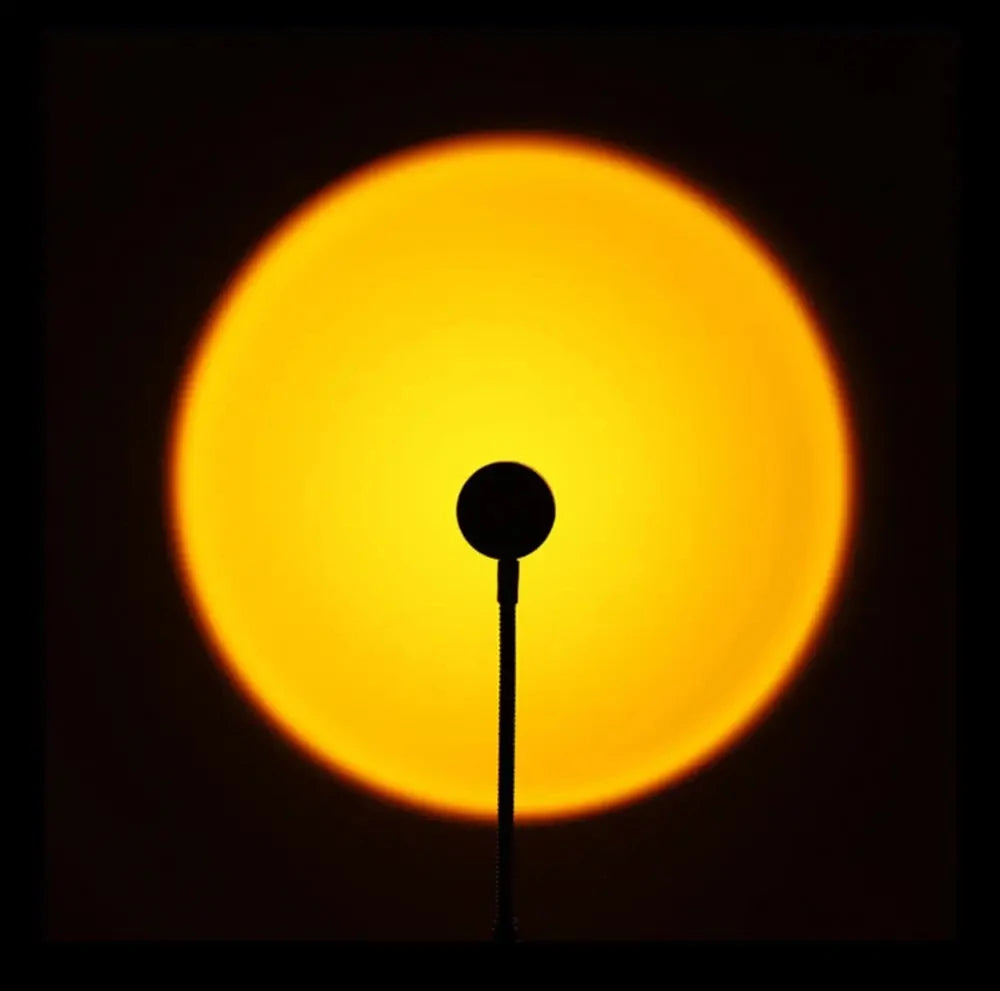 LED USB Sunset Lamp Projector Home Decor RGB Night Light Portable Mood Light For Living Room Wall Photography Neon Lights Lamp