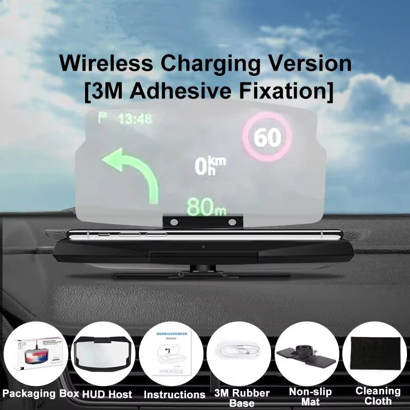 2025 Car-Speedometer HUD Head Up Display Digital Speed Meter Windshield Projector Vehicles Truck Auto Electronics Accessories