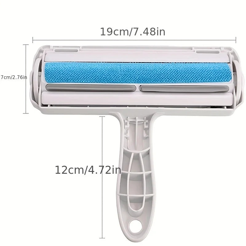 Pet Hair Remover Roller - Dog & Cat Fur Remover with Self-Cleaning Base - Efficient Animal Hair Removal Tool