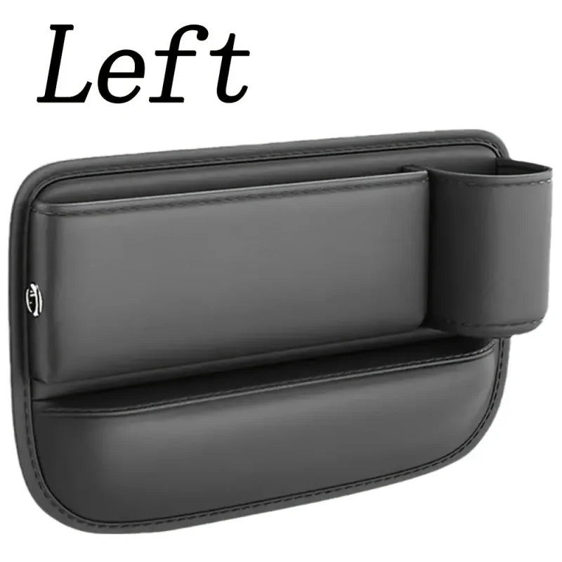 Car Seat Gap Filler Organizer Multifunctional Storage Box Pocket Console Crevice Leather Holder Cup Phone Key Card Auto Interior
