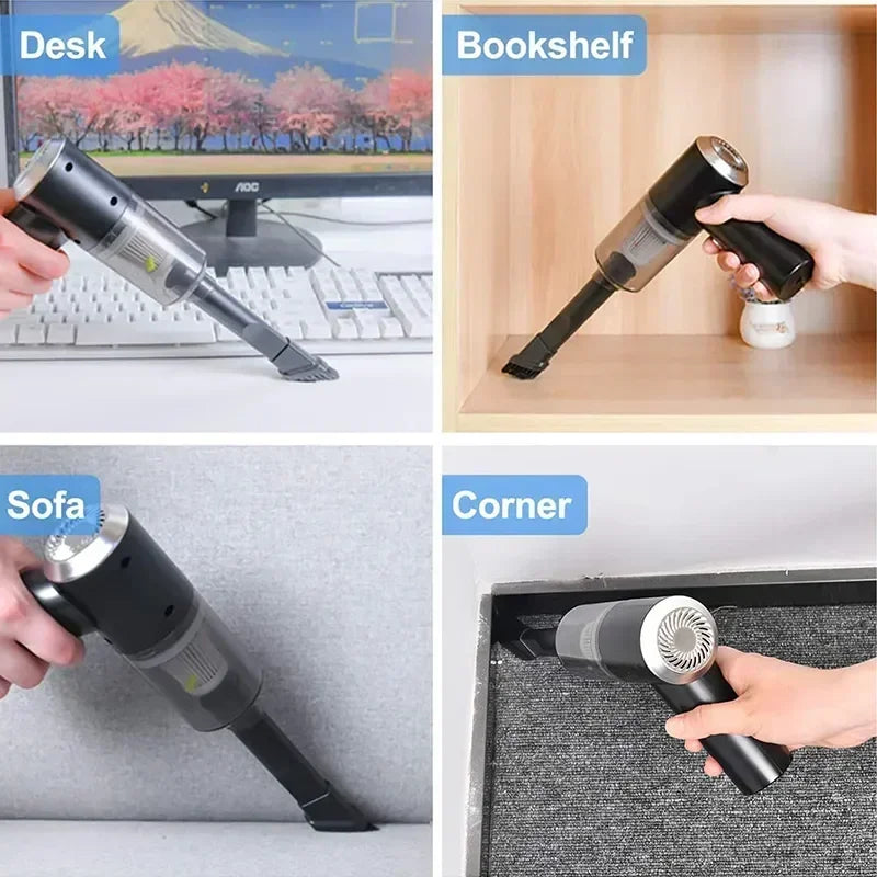 New 120W 2900000PA Car Vacuum Cleaner Wireless Super High Powerful 3 in 1 Wet Dry Dual Use Portable Handheld Vacuum Cleaner