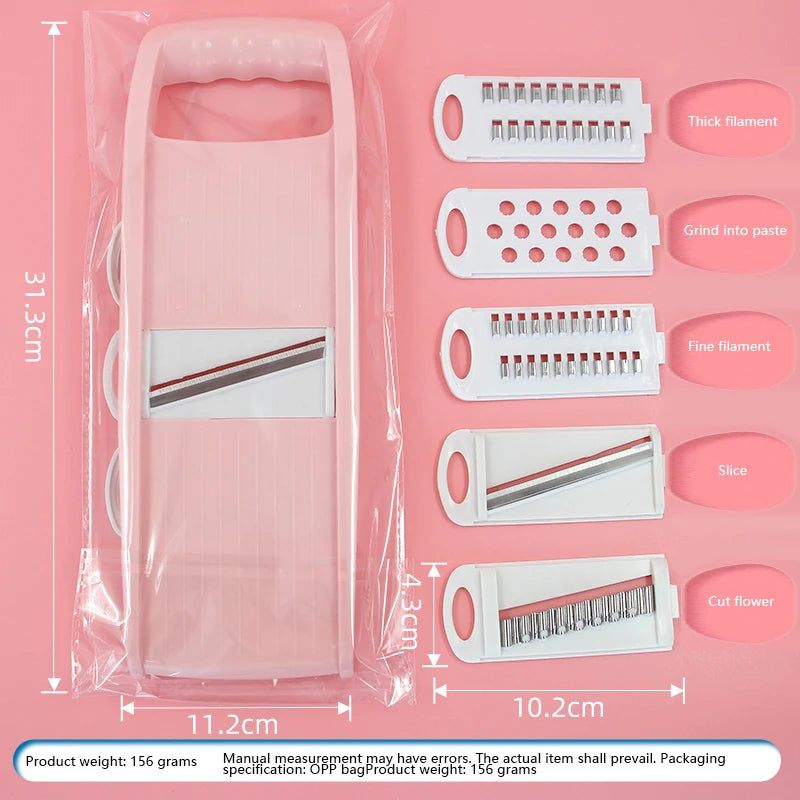 Vegetable Fruit Slicer Multifunctional Manual Food Grater Cutter Potato Household Chopper Kitchen Veggie Dicer Gadgets