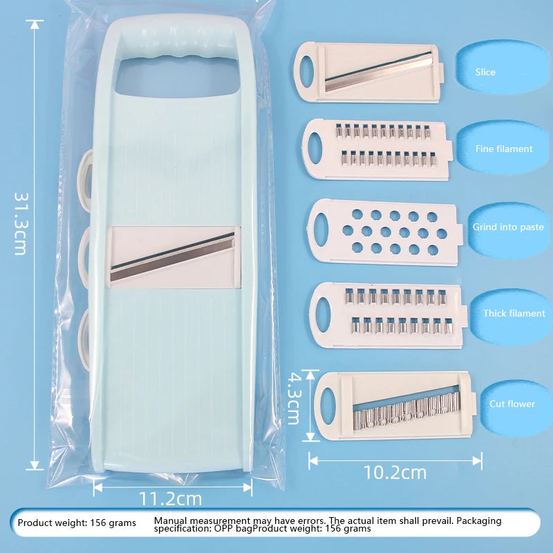 Vegetable Fruit Slicer Multifunctional Manual Food Grater Cutter Potato Household Chopper Kitchen Veggie Dicer Gadgets