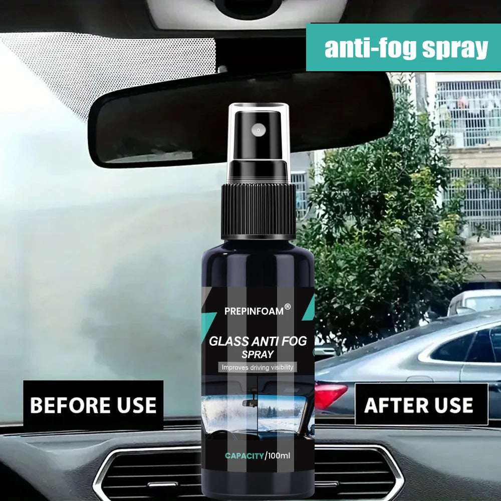 Anti-fog Spray Glass Anti Fog Coating Agent Defogger Long-lasting Effect Car Care Defogging Products Auto Mirror